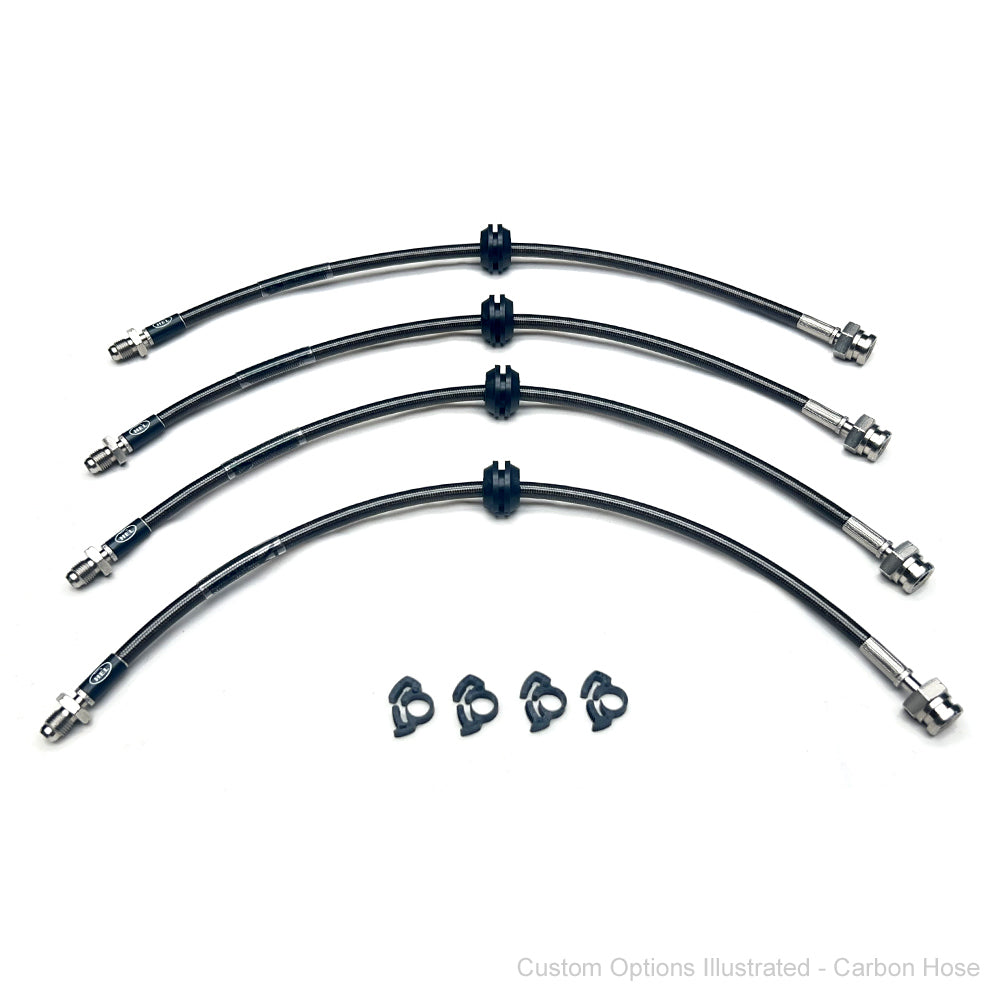 HEL Performance Braided Brake Lines - Alfa Romeo 156 2.0 Twin Spark 98-02