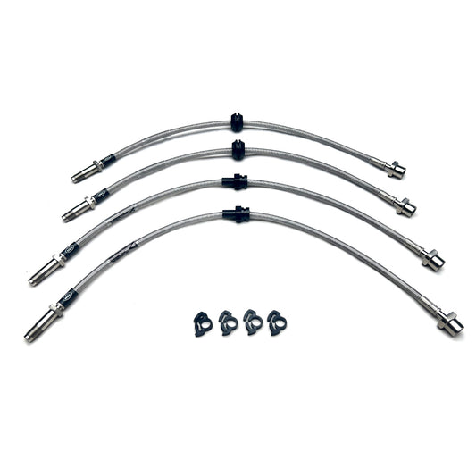 HEL Performance Braided Brake Lines - BMW E46 3-Series 316i-330i 99-05 (Sedan)