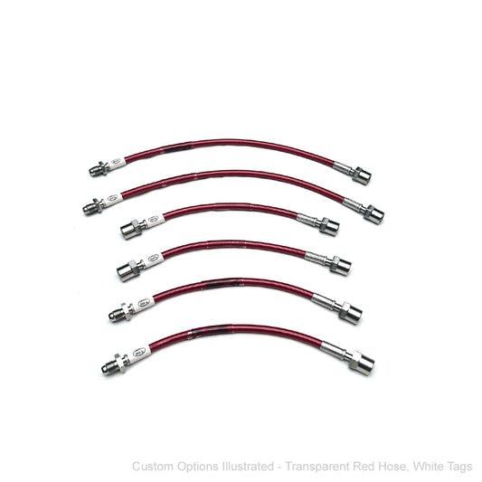 HEL Braided Brake Lines - BMW 3 Series E30 318i 83-94 (Rear Discs)