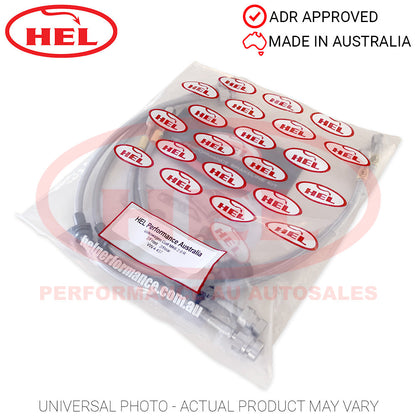 HEL Performance Braided Brake Lines - Mazda 323 2.0TD 99-03