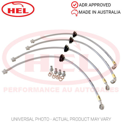 HEL Performance Braided Brake Lines - Subaru Liberty 2.0 92-94 (Rear Discs)