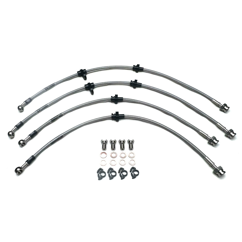 HEL Performance Braided Brake Line Kit - Nissan Pulsar N14 GTi-R