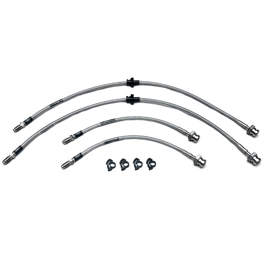 HEL Braided Brake Line Kit - Nissan S13 Silvia/180SX (GTS-T/GT-R Front/Rear Calipers)