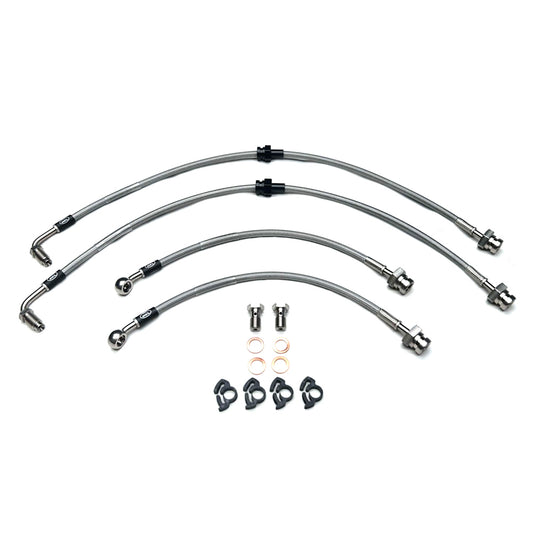 HEL Performance Braided Brake Line Kit - Nissan S14/S15 Silvia/200SX (GTS-T/GT-R Front/Rear Calipers)