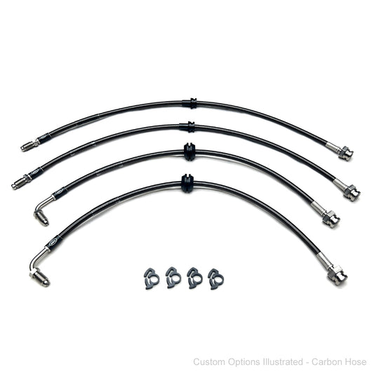 HEL Performance Braided Brake Line Kit - Ford Fiesta XR4 04-09