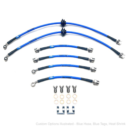 HEL Performance Braided Brake Line Kit - Holden Commodore VT/VU/VX/VY/VZ (IRS, w/Traction Control)