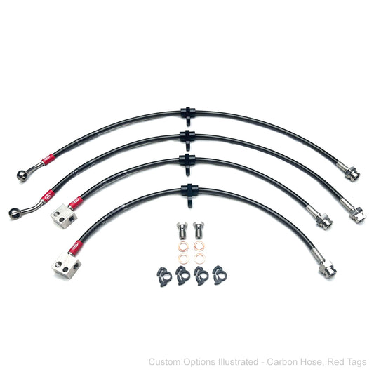 HEL Performance Braided Brake Lines - Honda Civic Type-R FK8 17+