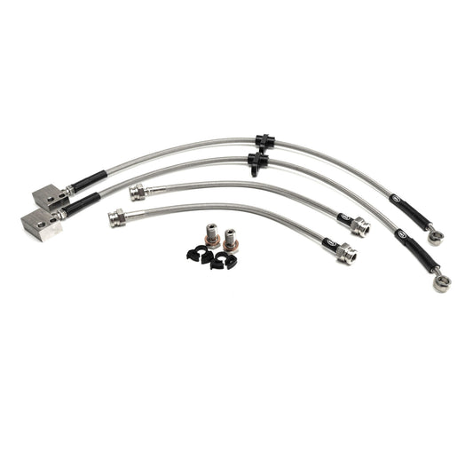 HEL Braided Brake Lines - Honda Jazz Mk1 VTi 1.5 01-08 (Rear Drum)