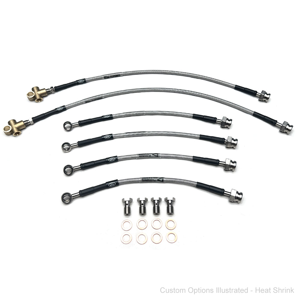 HEL Performance Braided Brake Line Kit - Nissan GQ Patrol Y60 (4" Lift)