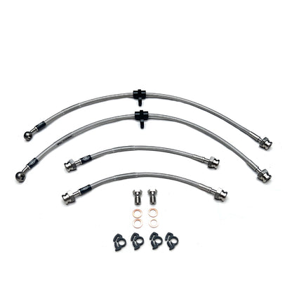 HEL Performance Braided Brake Line Kit - Hyundai Excel 94-99