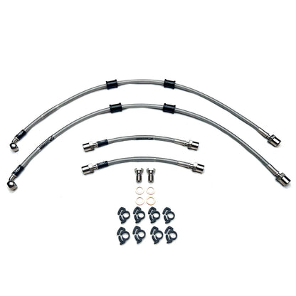 HEL Performance Braided Brake Lines - Renault Clio III RS 197 06-09 (4-Line)