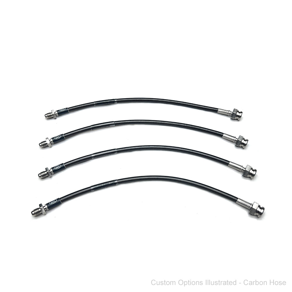 HEL Performance Braided Brake Lines - Smart Car Roadster 698cc Turbo 03-