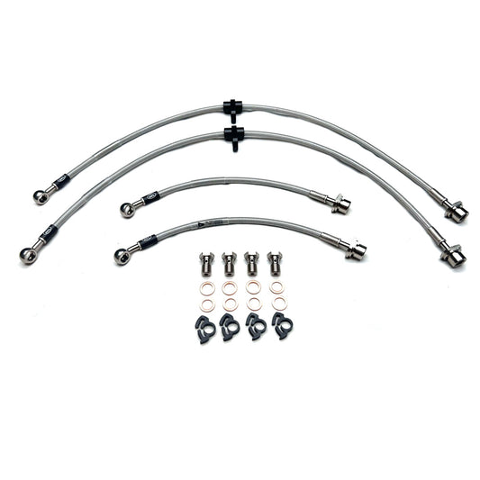 HEL Performance Braided Brake Lines - Toyota Celica 1.8 00- (ZZT231)