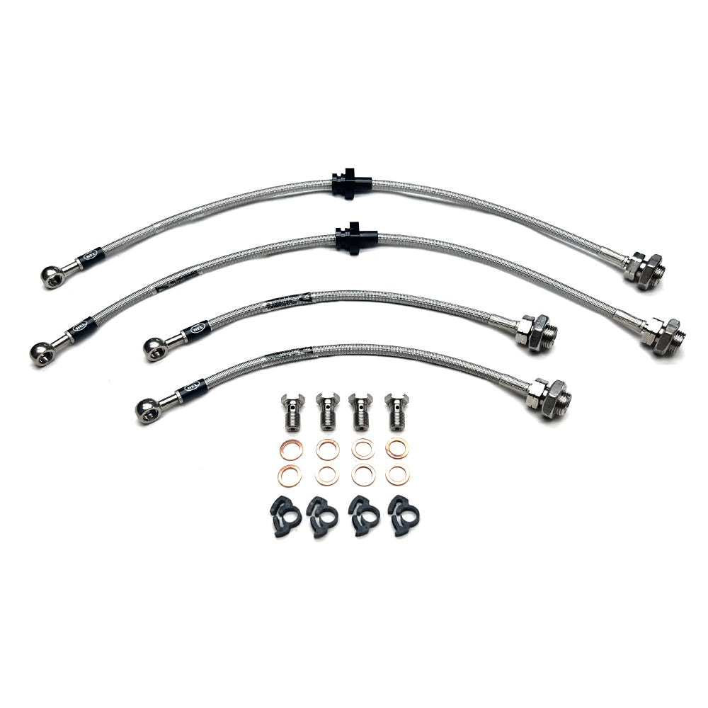 HEL Performance Braided Brake Lines - Toyota Corolla AE92 1.6 GTI 16V 87-92