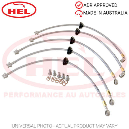 HEL Performance Braided Brake Lines - Toyota Corolla 1.3 Saloon 80-83