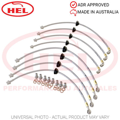 HEL Performance Braided Brake Lines - Audi Cabriolet 2 93-96