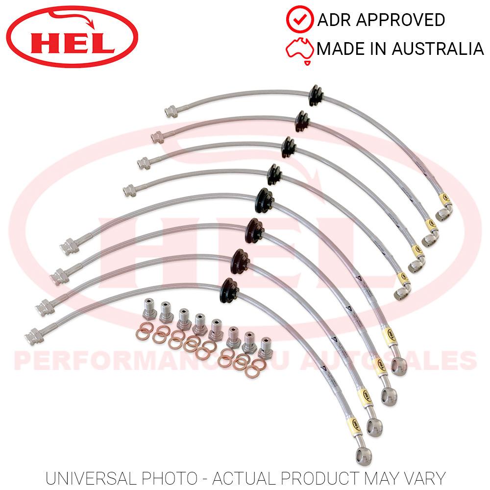 HEL Performance Braided Brake Lines - Audi 80 Quattro 2 91-92